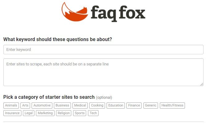 FAQfox SEO Tool